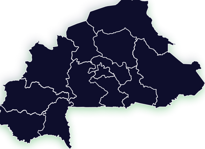 Carte du burkina